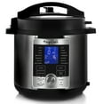 thumbnail image 3 of Megachef 6 Quart Stainless Steel Electric Digital Pressure Cooker with Lid, 3 of 7