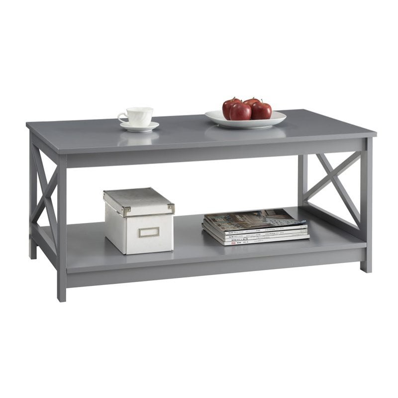 Pemberly Row Coffee Table in Gray - Walmart.com