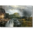 thumbnail image 1 of Ceramic Tile Mural-Thomas Moran Landscapes Painting 580. 36" w x 24" h using (24) 6 x 6 ceramic tiles, 1 of 3