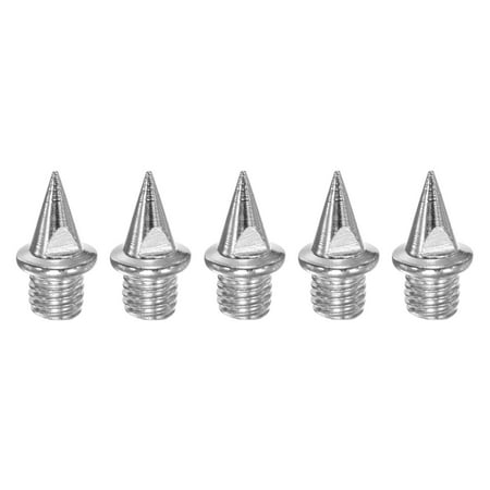 

Track Spikes 9.5mm Hard Steel Jumping Nails for Track Shoes Silver Tone 5 Pieces