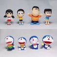 thumbnail image 3 of Doraemon Mini Figure Set, 8 Piezas, Doraemon Toy Set, Decoración de Pasteles, Decoración de Coches, 3 of 4
