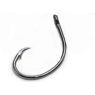  Mustad Demon Perfect Circle, in-Line 1X Fine Wire - Red-Size  1/0 - Pack of 10 : Fishing Hooks : Sports & Outdoors