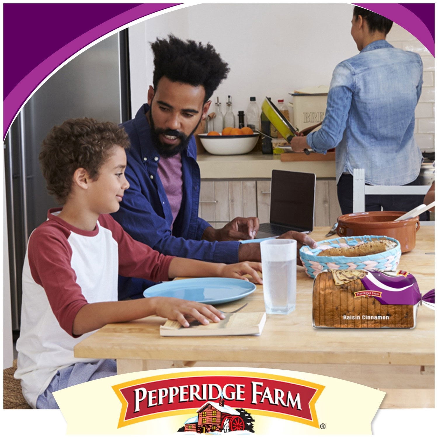 Pepperidge Farm Swirl Raisin Cinnamon Bread 16 oz (4 pack)