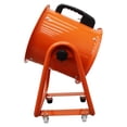thumbnail image 6 of INTBUYING 12” 220V Axial Fan Mobile Cylinder Pipe Spray Booth Paint Fumes Blower with Wheels, 6 of 10