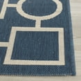thumbnail image 5 of Safavieh Courtyard Archimedes Geometric Indoor/Outdoor Area Rug, Navy/Beige, 4' x 5'7", 5 of 10