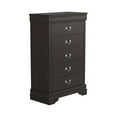 thumbnail image 6 of Louis Philippe Panel Bedroom Set with High Headboard, 6 of 7