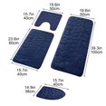 thumbnail image 3 of Tyidzon Bathroom Rugs Sets 4 Piece with Toilet Lid Cover, Non-Slip Absorbentb Rugs and Mats for Bathroom, Bath Rug Set, 3 of 7
