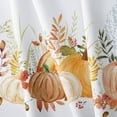 thumbnail image 2 of Nappe d'Automne Nappes d'Automne Nappe de l'Action de Grâce Citrouille Imprimé Feuille d'Automne Nappes Résistantes aux Taches Anti-Rides Lavables 60x102 Pouces, 2 of 5