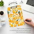 thumbnail image 5 of Orange Series Fruits 12.5x9in Clipboard, Durable Acrylic with Metal Clip and Wall Hook for Office or Classroom, 5 of 10