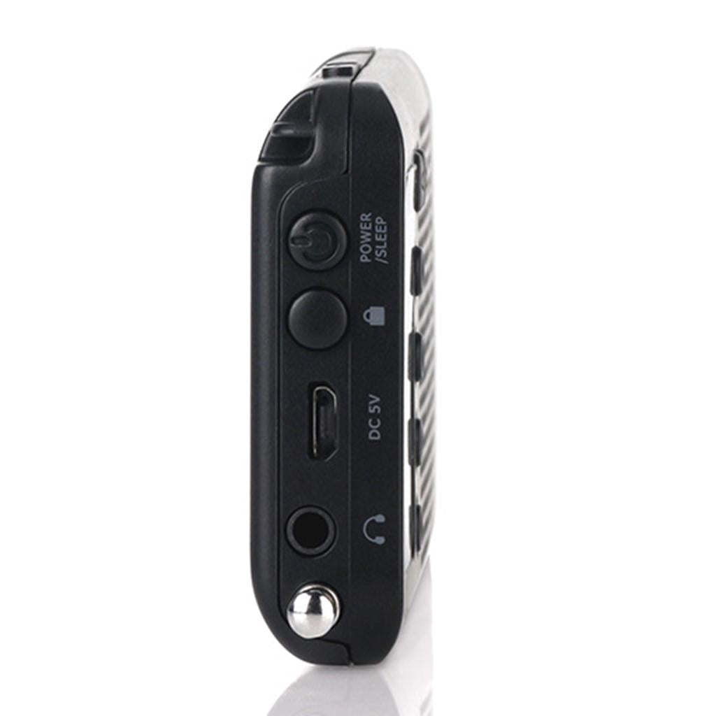 Radio Portable WE - AM/FM/OC, Lecteur USB/SD, Batterie Rechargeable - Noir