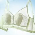 thumbnail image 6 of EchfiProm Sleep Bras for Women Wire-Free Full Coverage Green Breathable Push Up Daily Bras, 6 of 6
