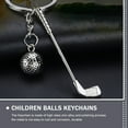 thumbnail image 3 of CRILSTYLEO 3Ud Llavero Deportivo Con Bola De Golf En Metal Para Uso Práctico Y Decorativo, 3 of 8