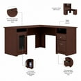 thumbnail image 7 of UrbanPro Modern L Shaped Desk with Hutch in Harvest Cherry, 7 of 7