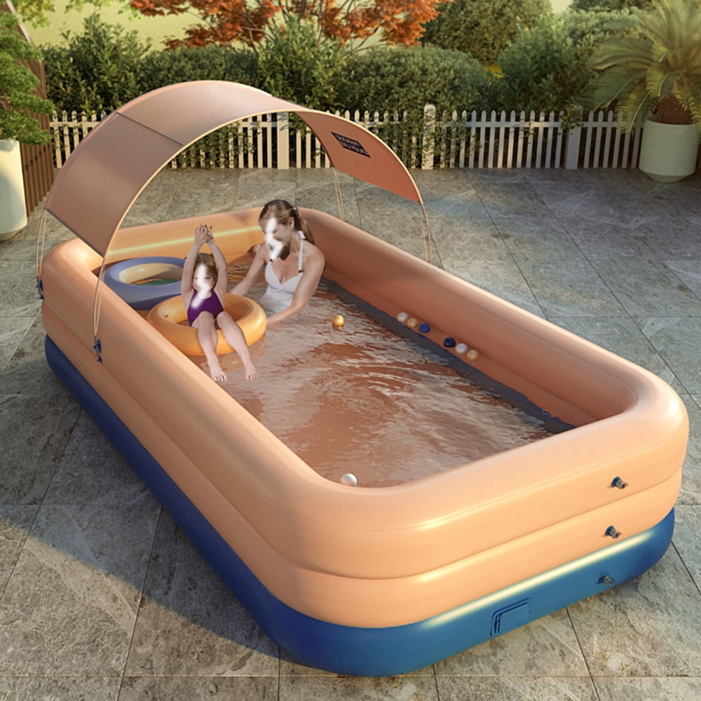 automatic inflatable pool