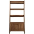 thumbnail image 4 of Modway Bixby 32.5" Particleboard and MDF Wood Bookshelf in Walnut, 4 of 7