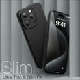 thumbnail image 3 of JETech Slim Case for iPhone 15 Pro 6.1-Inch with Camera Lens Full Cover Protection, Ultra-Thin Lightweight Matte Finish Minimalist Protective Phone Cover (Black Titanium), 3 of 6