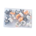 thumbnail image 2 of HILABEE Cat Dog Push Pins Creative Cartoon Thumbtacks for Bulletin Board Maps Office 20 Pieces, 2 of 9