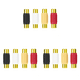 thumbnail image 1 of Conector RCA A Chapado en Oro Adaptador Enchufe AV (dorado) 4 Uds., 1 of 6