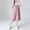 Pink, variant on BRGZLK Women's Maternity Midi Dress 2026 Summer Short Sleeve Crewneck Fake Two-Piece Dresses Lightweight Loose Comfortable Pullover Pregnancy Dresses Gray XXL