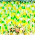 thumbnail image 4 of 205Ft Yellow Green Party Decorations Ombre Green Yellow Circle Dot Backdrop Garland Tissue Paper Polka Dots Hanging Streamer for Spring Summer Birthday Engagement Wedding Bridal Shower Party Supplies, 4 of 10