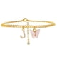 thumbnail image 1 of Tobilleras para mujer, tobilleras con iniciales, pulseras de playa para mujer, tobillera de 26 letras, pulseras de tobillo, joyería de playa, pulseras de playa, 1 of 3