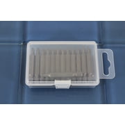 TEMO 25 pc T10H Tamper Proof Security Torx 6 point 2 Inch (50 mm) Screwdriver Insert Bits