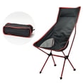 thumbnail image 4 of Lightweight Camping BBQ Chairs Portable Folding Chair Small Camp Backrest Chair Easy to Open & Storage, 4 of 9