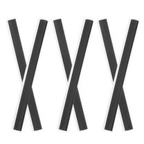 Moluckfu 6Pcs Dust Pan Runber Strip Black Plastic Edge Replacement For Cleaning Homeowners