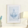 thumbnail image 3 of Chandelier Draft IV - Barnwood Framed Print - 18 x 24 - White, 3 of 4