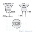 thumbnail image 4 of USHIO 35w 24v MR16 w/ Front Glass Flood FL36 FG light bulb, 4 of 5