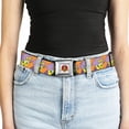 thumbnail image 5 of Looney Tunes Belt, Seatbelt Buckle Belt, Tweety Bird Hip Hop Expression Orange, 34 to 52 Inches, 5 of 9
