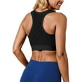 thumbnail image 4 of Brasier Sujetador Deportivo con Cremallera Frontal para Mujer, para Entrenamiento de Yoga, Cómodo, sin Costuras y con Soporte para Uso Diario. Grande, 4 of 6