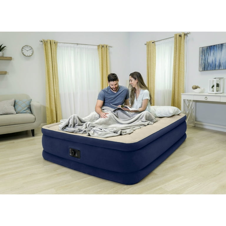 Intex Dura-Beam 18 in Waterproof Air Mattress, with Built-in