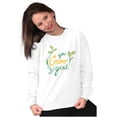 thumbnail image 4 of You Grow Girl Home Gardening Hobby Women Crewneck Sweatshirt Brisco Brands M, 4 of 6