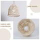 thumbnail image 4 of FUTUREORYY Pantalla De Bohemia Beige Hecha Con Material Para Interior Cálida, 4 of 6