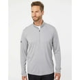 thumbnail image 1 of Lightweight Mélange Quarter-Zip Pullover, XL, Mid Grey Melange, 1 of 5