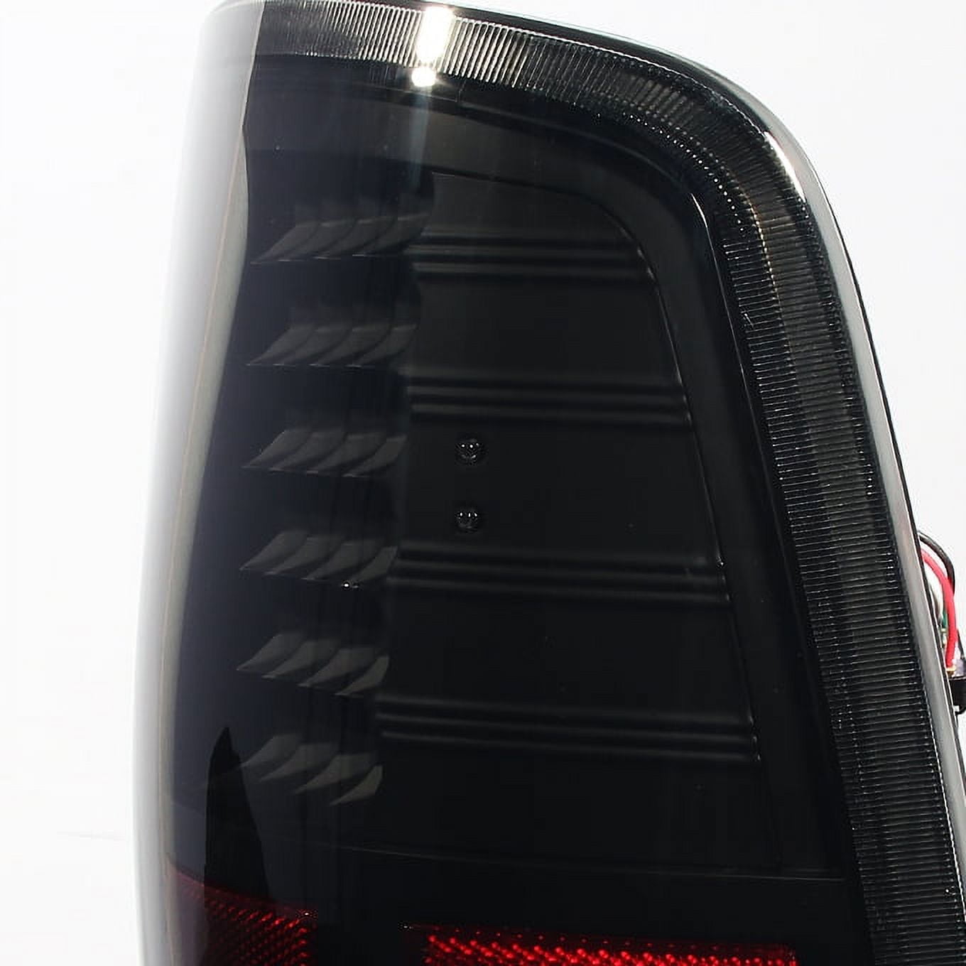 AKKON - Fits Black Smoked 2009-2018 Dodge Ram 1500 10-18 Ram 2500 3500 Pickup Truck LED Tail Lights Driver+Passenger Pair Set