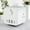 White 1pcPack, variant on 8-in-1 Wall Socket with USB - 4 AC Outlets, 2 USB-A & 2 USB-C Ports, Compact Travel Power Strip with Surge Protection & Individual Switches for Home/Office