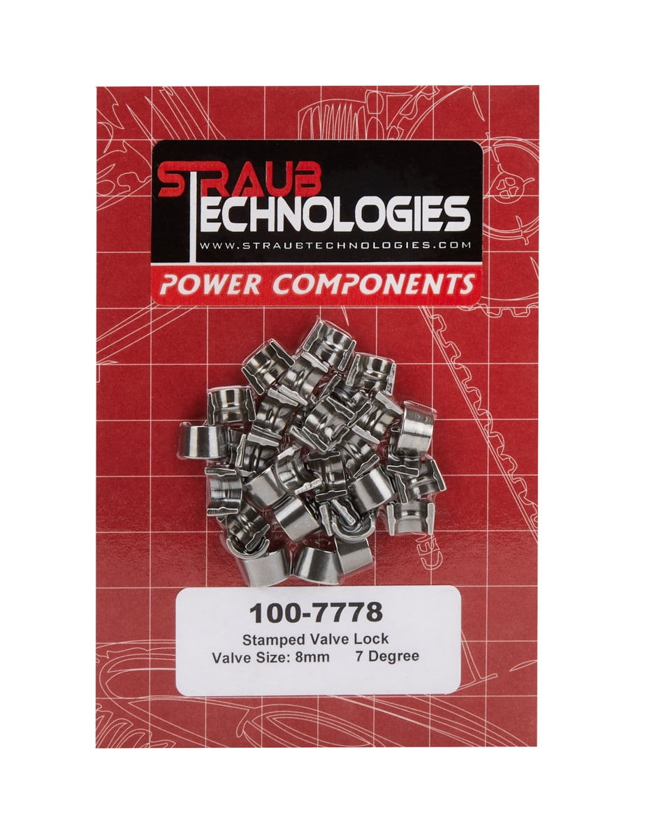 Straub Technologies Valve Locks 7-Degree 8mm Stamped Steel 16pk Straub Technologies Valve Locks 7-Degree 8mm Stamped Steel 16pk
