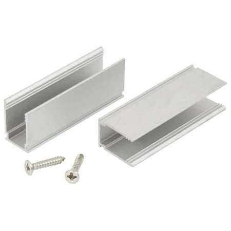 

2 in. Polar Mini Neon Flex Aluminum Mounting Clips Pack of 10