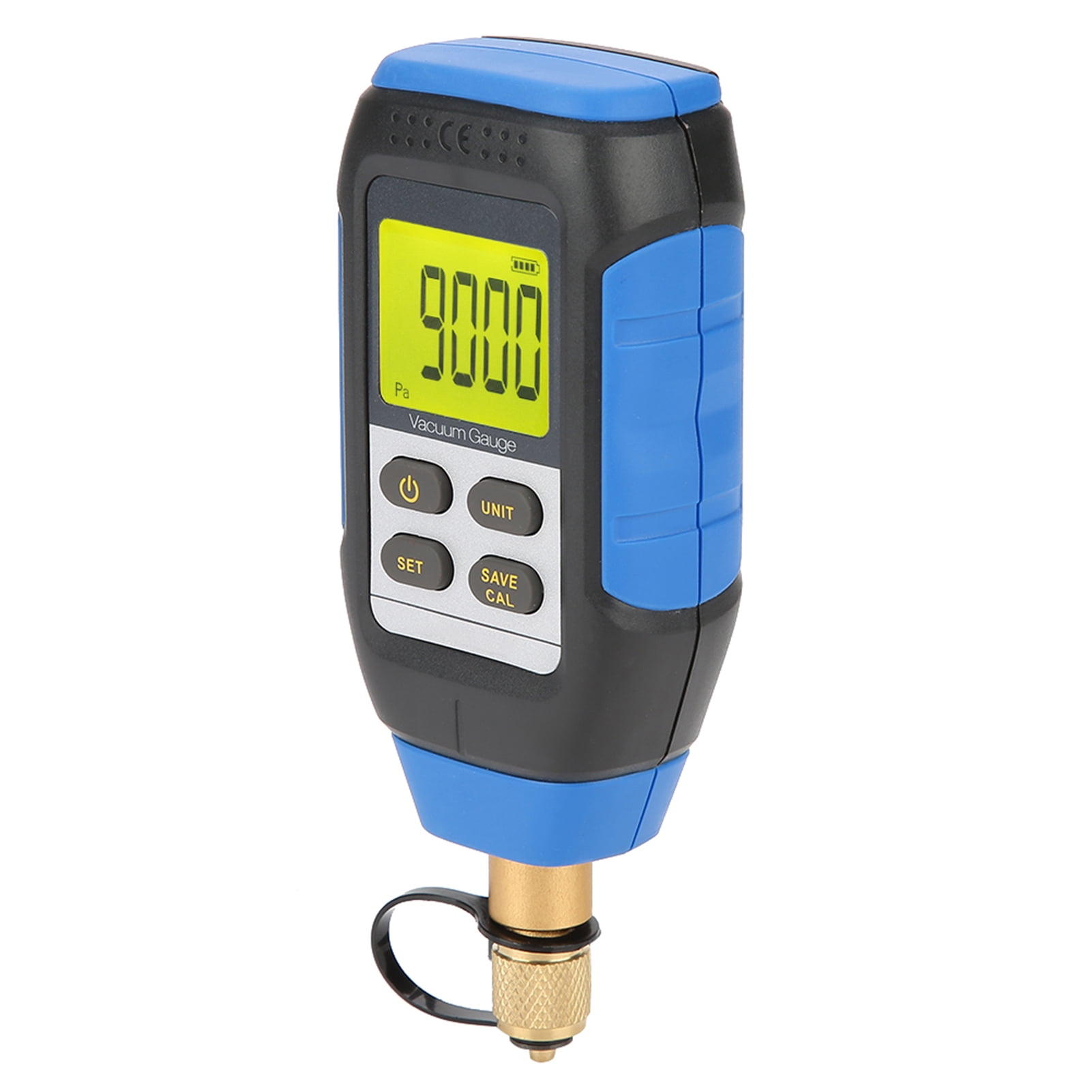 Digital Vacuum Gauge, HVAC  Gauge Vacuum Tester, 0 To 30000 Microns Range, 2 To 100Pa, 4 Units, 7/16-20UNF Interface