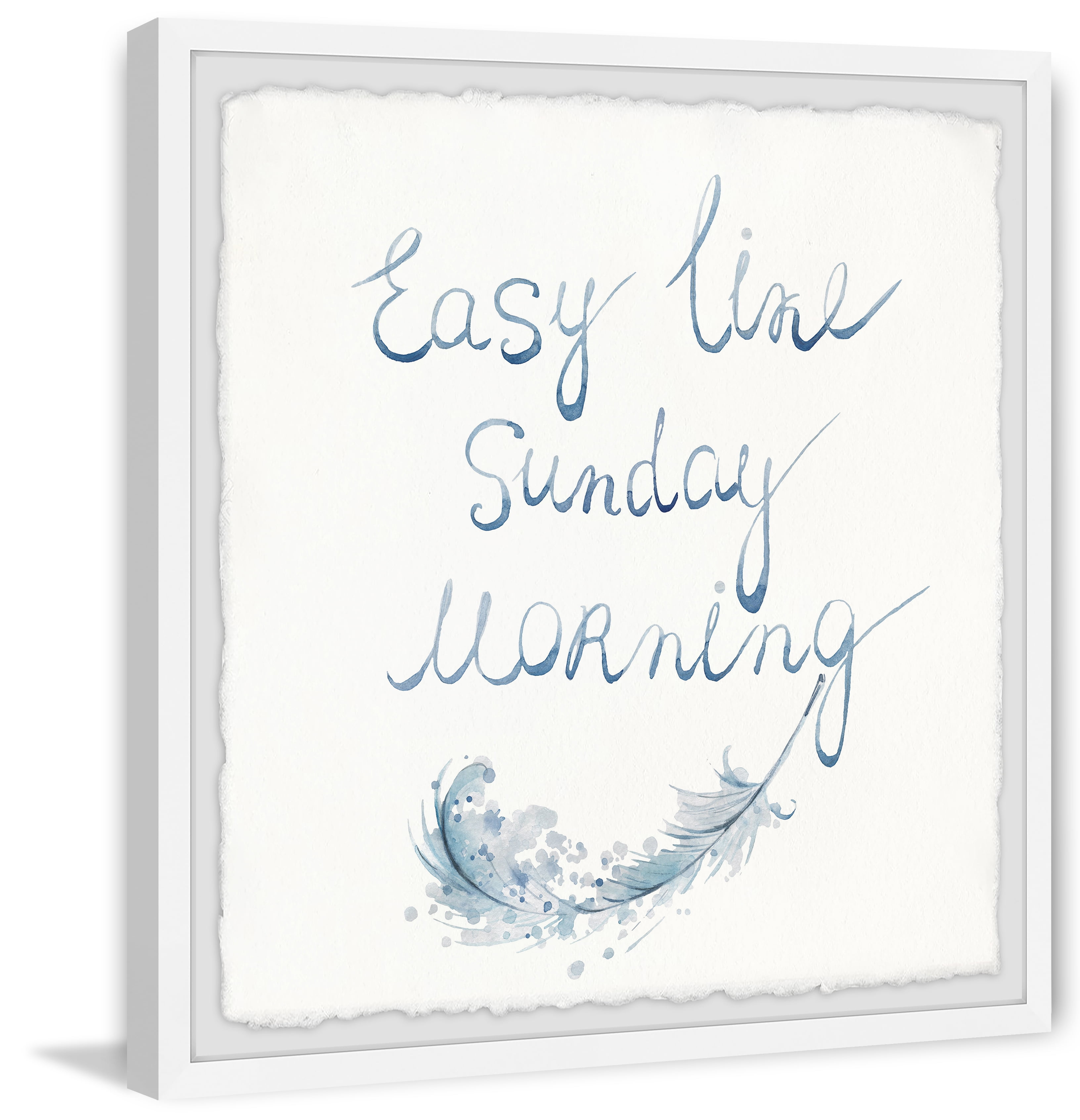 Marmont Hill Easy like Sunday Morning IV Framed Wall Art