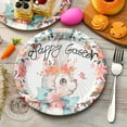 thumbnail image 5 of 10Pcs Easter Disposable Paper Plates, 8.8.6-Inch Medium Round Dinner Plates Easter Party Tableware for Spring Birthday Supplies Table Decorations, 5 of 6