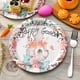 thumbnail image 5 of Platos de papel con forma de conejito y huevo de Pascua | 10 platos desechables para fiesta | Vajilla festiva de 23 cm para decoraciones y celebraciones navideñas, 5 of 6