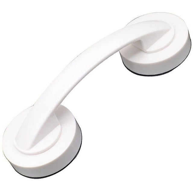 Super Power Suction Cup Handle, Helper Grip Handrail Puller for Bathroom, Shower, Cabinet, Mini Fridge (White)