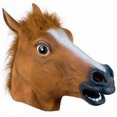 thumbnail image 3 of Máscara de cabeza de unicornio de látex para disfraz de caballo, fiesta de disfraces de Halloween, máscara de goma de látex con cabeza de unicornio para adultos espeluznante, 3 of 7