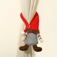 thumbnail image 5 of Vikakiooze 2022 New Santa Claus Ornament Knitted Wool Curtain Hold Door Curtain Button Christmas Decorations, 5 of 5