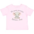 thumbnail image 3 of Inktastic My Great Grandpa Loves Me Elephant Boys or Girls Baby T-Shirt, 3 of 5
