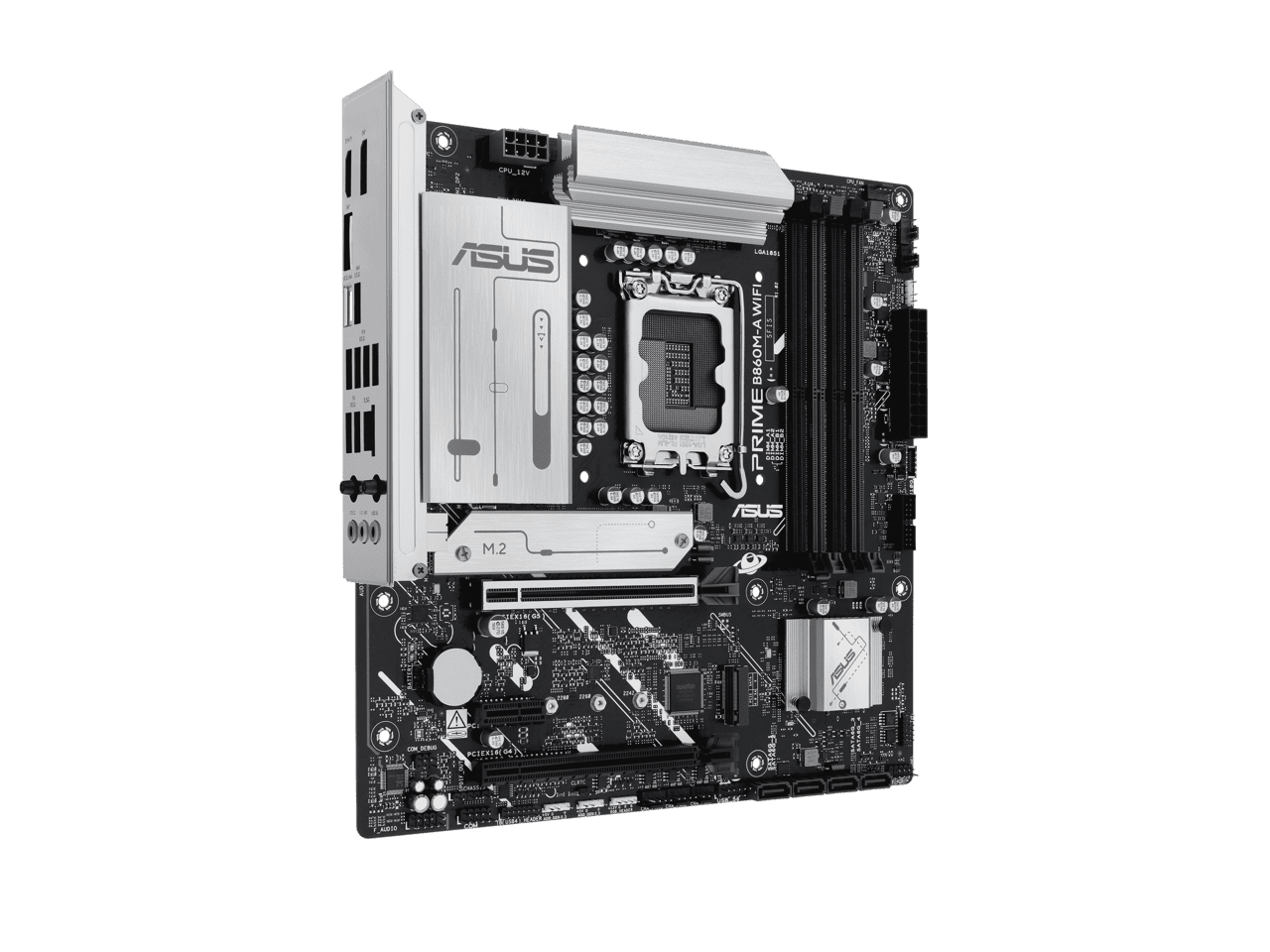 Asus Prime B860M-A WIFI-CSM Desktop Motherboard - Intel B860 Chipset - Socket LGA-1851 - Micro ATX (primeb860m-awifi-csm)