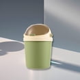 thumbnail image 6 of Kitchen Trash Can, Step-On Garbage Can with Lid, Tall Kitchen & Bathroom Trash Can, Small Office Waste Bin, Green - Xuniizn, 6 of 7